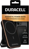 Duracell manyetik güç bankası, 5000 mAh, Magsafe uyumlu, hızlı şarj, katlanır stantlı kablosuz Powerbank , iPhone, iPad, Android, Samsung ve Airpods için ince harici pil thumbnail 3