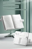 Ayarlanabilir Kitap Tutucu - Mavi Klipsiz Masa ile Matcha Yeşili Yükseltme - 10