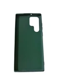 Galaxy S22 Ultra ile Uyumlu Cappy Silikon Kılıf Yeşil thumbnail 2
