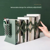 Koyu Yeşil Kalın Çelik Dosya Kalem Tutucu Kitap Desteği - Ekstra Büyük - 4