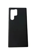 Galaxy S22 Ultra ile Uyumlu Cappy Silikon Kılıf Siyah - 2