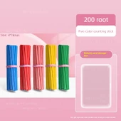 Matematik Sayma Çubukları - 200 Adet/Kutulu - 1