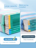 3 Katlı Dosya Çantası - L Tipi Taşınabilir - Yeşil - 10
