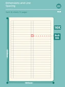 16K Okul Alıştırma Defteri - 16K Matematik Defteri 20 (İç Sayfa) - 6