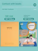 16K Okul Alıştırma Defteri - 10 Adet 16K Matematik Defteri (Yatay Çizgi) - 4