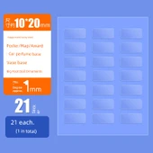 Düzensiz İki Taraflı Yapışkan Nano Etiketler - 1 Adet [10-20mm] 21 Etiket thumbnail 1