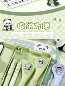 Yumuşak Tutma Su Etiketi Düzeltme Bandı - Panda Panda + Sevimli Yunus + Gökkuşağı Pony 9 Paket/54 m - 11