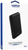 Sunix 5000 Mah Çift USB Çıkışlı Powerbank Siyah PB-52 thumbnail 2