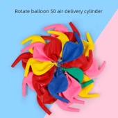 Dönme Gyro Balon 50'li Paket (Şişirici Dahil) - 1