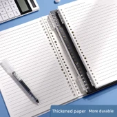 B5 A4 A5 Gevşek Yaprak Spiral Defter - Kareli 2 Kopya/240 Sayfa - 5