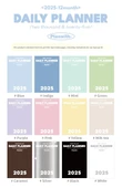 2025 Günlük Planlayıcı Defter - Nane Yeşili - 210 Sayfa - 8