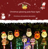 Renkli Noel Dekorasyon Işıkları - Noel Ağacı Kardan Adam - Pil ile Çalışan - 7