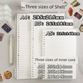 B5 A4 A5 Gevşek Yaprak Spiral Defter - Kareli 2 Kopya/240 Sayfa - 6