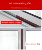 Kendinden Yapışkanlı Kapı ve Pencere Sızdırmazlık Şeridi - 45mm Beyaz 6m (0-3cm Aralık) - 10