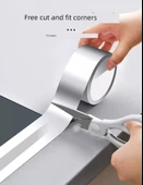 Su Geçirmez Mutfak Lavabo Sızdırmaz Bant - Ekstra Kalın Alüminyum Folyo 20 Metre x 3cm - 12