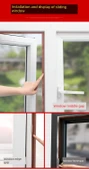 Kendinden Yapışkanlı Kapı ve Pencere Sızdırmazlık Şeridi - 45mm Beyaz 6m (0-3cm Aralık) - 12