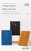 A5 Yumuşak Deri Defter - 120 Sayfa - Her Zaman İleri Siyah - 7