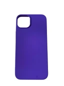 iPhone 14 Plus ile Uyumlu Cappy Silikon Kılıf Mor thumbnail 2