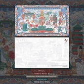 Dunhuang Tarzı İnci Yatay Kartpostallar - Kırmızı Malikanenin Anı - 10
