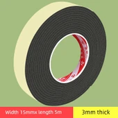 Kapı Pencere Dikiş Sızdırmazlık Bandı - 3mm Kalınlık - 15mm Genişlik - 5 Metre - 1