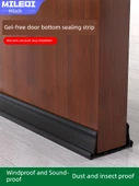 Yapışkansız Kapı Altı Contası - Kahverengi 3 Paket Üçlü Ses Yalıtımı - 6
