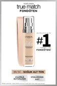 Loreal Paris True Match Bakım Yapan Fondöten - 3C Soğuk Alt Ton - 1