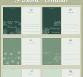 DIY Sanatsal Tebrik Kartları - Yeşil Taze Bitki - 6 Zarf ve Mühürleme Çıkartması thumbnail 10