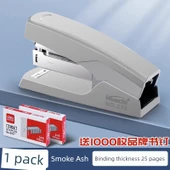 Mini Zımba Makinesi - Moda Gri - 1000 Marka 25 Sayfa Zımba Tel - 1