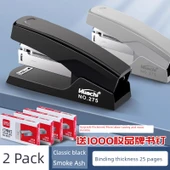 Mini Zımba Makinesi - Moda Gri + Klasik Siyah - 1000 Marka Zımba Tel - 1
