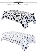Hayvan Desenli Tek Kullanımlık Masa Örtüsü - Leopar Deseni - 137x274cm - 12