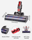 srfn ticaret V7 V8 V10 V11 V15 Elektrikli Süpürgeler, Halılar ve Sert Zeminler Için Uyumlu Elektrikli Temizleme Fırçası Başlığı ve Rulo Fırça thumbnail 2