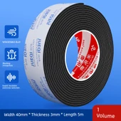 Kapı Sızdırmazlık Şeridi - 40mm Genişlik - 5m Uzunluk - 3mm Kalınlık - 1