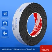 Kapı Sızdırmazlık Şeridi - 30mm Genişlik - 5m Uzunluk - 2mm Kalınlık - 1