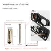 Hırsızlık Önleyici 999 Panel Vida 2 Paket - 35-45mm Kapı Kalınlığı - 1