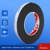 Kapı Sızdırmazlık Şeridi - 10mm Genişlik - 5m Uzunluk - 2mm Kalınlık - 1