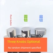 Evrensel 70mm Uzun Kapı Kolu Koruyucu - Erik Butonu Küçük 90 Altın Alüminyum Kasa Bakır İç Çekirdek, 35-45mm Kapı Kalınlığı thumbnail 9