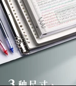 Seyyar Yapraklı Defter - Siyah B5 Kapağı - 2 Adet - 9