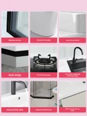 Su Geçirmez Küf Önleyici Mutfak Lavabo Sızdırmazlık Bandı - Gümüş - 80mm x 10m - 6