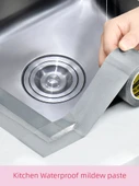 Su Geçirmez Küf Önleyici Mutfak Lavabo Sızdırmazlık Bandı - Gümüş - 80mm x 10m - 4