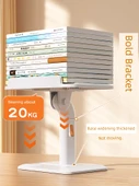 Ayarlanabilir Çocuk Kitaplık Kitap Tutucu - Açık Sakura Pudrası - Yuvarlak Kalın Taban - 3