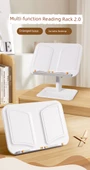 Ayarlanabilir Çocuk Kitaplık Kitap Tutucu - Açık Sakura Pudrası - Yuvarlak Kalın Taban - 6