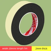 Kapı Pencere Aralığı Yalıtım Şeridi - 2mm Kalınlık - 20mm Genişlik - 5 Metre Uzunluk - 1