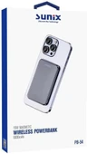 Sunix 5000 Mah 15W Manyetik Wireless Powerbank Mor PB-54 thumbnail 2
