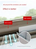 Kendinden Yapışkanlı Kapı ve Pencere Sızdırmazlık Şeridi - Zencefil Sarısı - 25mm - 12M - 3