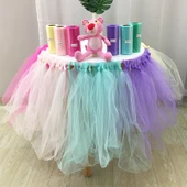 DIY Kabartmalı İplik Masa Eteği - Şarap Kırmızısı - 15cm x 22m Rulo - 10