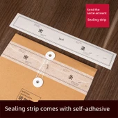 A4 Kraft Kağıt İhale Dosya Çantası - 10 Adet - 3cm - Kapama Şeridi ile - 5