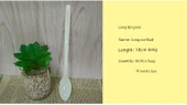 Şeffaf Plastik Pipet Kaşık Çatal Seti - 25cm İnce İnci Pipet 180 Adet (Bağımsız Ambalaj) - 11