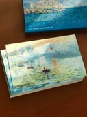 Sanatsal Tarz Yağlı Boya Postkart - Monet Yağlı Boya - 2
