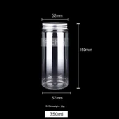 Şeffaf Plastik Pipet Kaşık Çatal Seti - Düz Ayaklı 350ml Kapaklı - 100 Adet - 1
