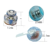 Dijital Titreşim Algılayan LED Işık Topu - 2.5CM Su Geçirmez Titreşim Topu Sarı Kasa 10 (Kırmızı ve Mavi Yanıp Sönen Işık) - 10